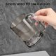 thumbnail image 4 of Vaso de baño, portacepillos, portadores, vasos reutilizables para beber, vaso de plástico para enjuague bucal, vaso para cepillado, vaso para cepillo de dientes eléctrico gris, 4 of 6