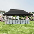 thumbnail image 2 of Costway Gazebo De 300 X 600 CM, Carpa Con Dosel Portátil Instantánea Para Exteriores Con Capacidad Para 15-20 Personas, Protección Solar UPF50+, Impermeable Con Alturas Ajustables Al Aire Libre, 2 of 5