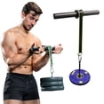 thumbnail image 2 of Forearm Wrist Roller Fitness Blaster Arm Muscle Fitness Trainer Forearm Muscle Strength Workouts Tools Wrist Strength Dumbbell Rope with Bell Rack, 2 of 11