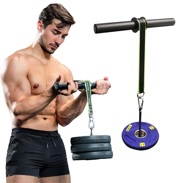Antebrazo Muñeca Rodillo Fitness Blaster Brazo Músculo Fitness Entrenador Antebrazo Fuerza muscular Entrenamientos Herramientas NikouMX Deportes