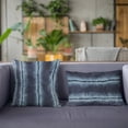 thumbnail image 2 of Plutus Blue Fluffy Fields Animal Faux Fur Luxury Throw Pillow - Double sided 24" x 24", 2 of 5
