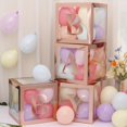 thumbnail image 1 of Set, Transparent Balloon Box, BABY Letter Party Decoration Supplies, Wedding Scene Layout Props (without Balloons), Birthday Balloons, Birthday Party Supplies, Party Decoration, Wedding Supplies, Wedd, 1 of 5