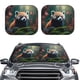thumbnail image 2 of Fotbe Forest Plant Raccoon Juego de 2 Piezas de Parasoles para Parabrisas | Bloqueador Solar para Auto | Accesorios Plegables para Protección Solar Interior-Medium, 2 of 6