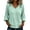 Green, variant on 3/4 Length Sleeve Womens Tops V Neck Dressy Casual Tassel Shirts Boho Layered Cotton Linen Tunics(Pink,Medium)