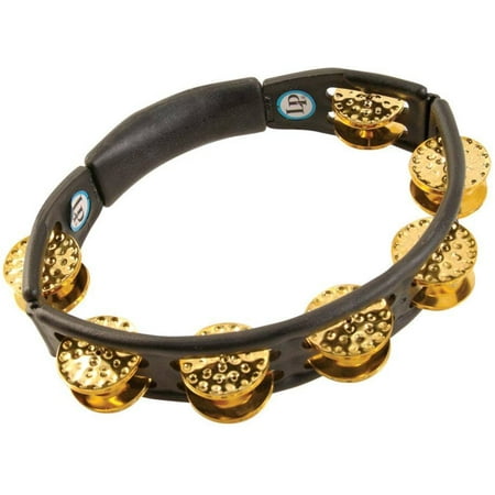 Latin Percussion LP174 Cyclops Tambourine,Dimpled Brass