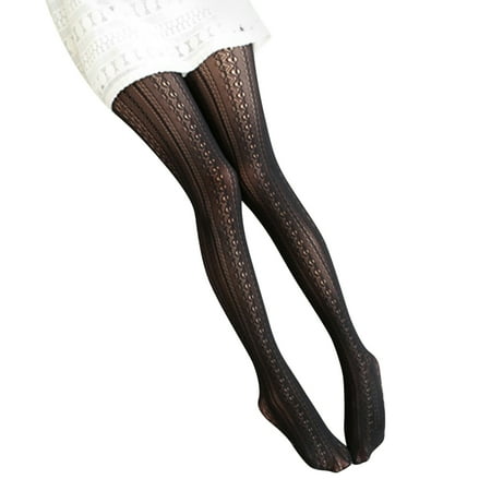 

Pianpianzi Printed Pantyhose Insulated Tights Sheer Tights for Women Dot Women Sexy Retro Slim Transparent Carved Lace Stockings Pantyhose Hollow Socks Tights Stocking