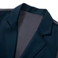thumbnail image 6 of hopeusnice Men's Vests Waistcoat Button Chain V-Neck Formal Business Slim Fit Suit Vest Navy XL, 6 of 9