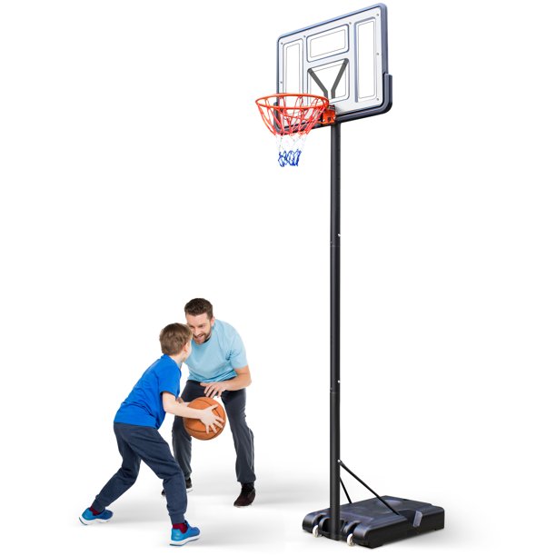 iFanze Portable Basketball System Hoop Goal System Height Adjustable 4