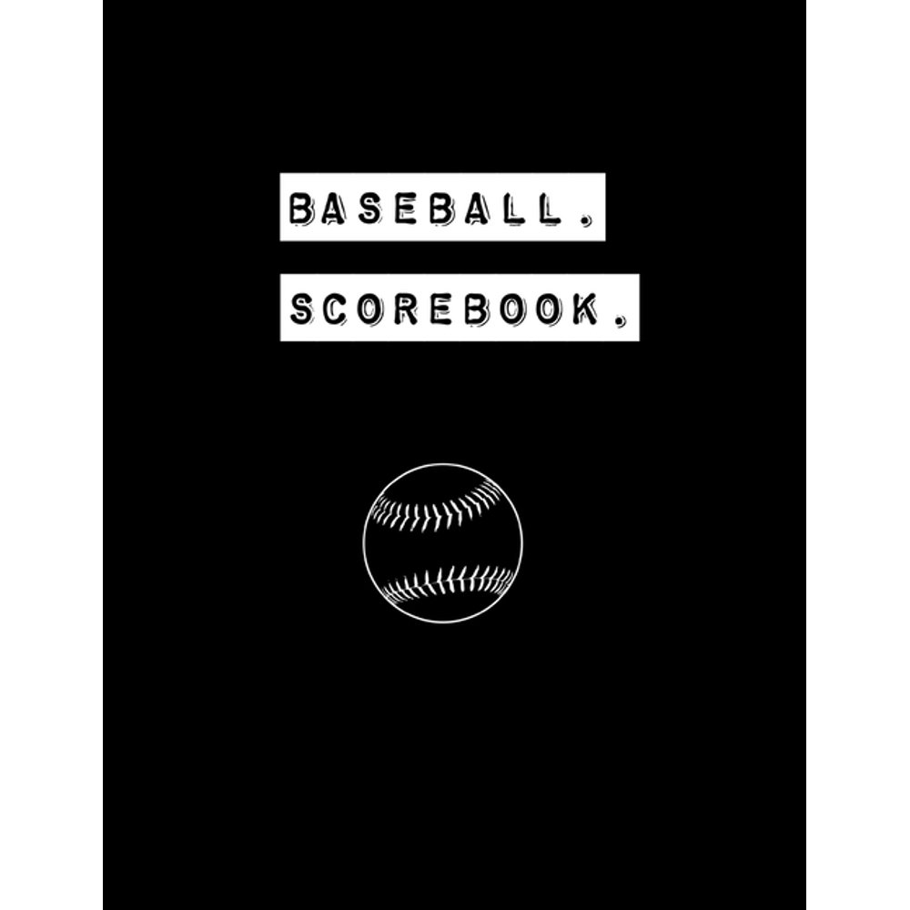 Baseball Scorebook Record Game Sheet, Games Score Book Sheets