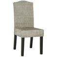 thumbnail image 3 of SAFAVIEH Odette 19''H Wicker Dining Chair Antique/ Grey, 3 of 7