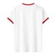 thumbnail image 4 of Women's Football Graphic T-Shirt, Women's V-Neck Short Sleeve Letter Print T-Shirt, Fashion Casual Top for Daily Wear for Soccer Tournament 2026 Red Size: M, 4 of 5