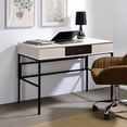thumbnail image 6 of Verster Built-in USB Port Writing Desk in Natural & Black Finish, 6 of 8