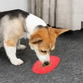 thumbnail image 4 of Small Lick Mat for Dogs and Cats, Licking Mats for Dog Anxiety Relief, Cat Peanut Butter Lick Pad for Boredom Reducer, Dog Treat Mat Perfect for Bathing Grooming （Red）, 4 of 6