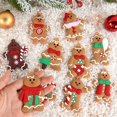 thumbnail image 4 of Gingerbread Man Ornaments Xmas Tree Hanging Pendant 2023 Merry Christmas Decorations for Home 2024 New Year Gift Navidad Noel, 4 of 4