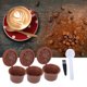 thumbnail image 4 of Taza de filtro de cápsula de café recargable reutilizable accesorio del kit de cuchara de cepillo para Caffitaly puede extraer completamente el café y hacer un delicioso café ANGGREK Otros, 4 of 8