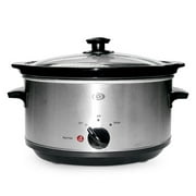 Durabrand 4-Qt Slow Cooker, Stainless Steel
