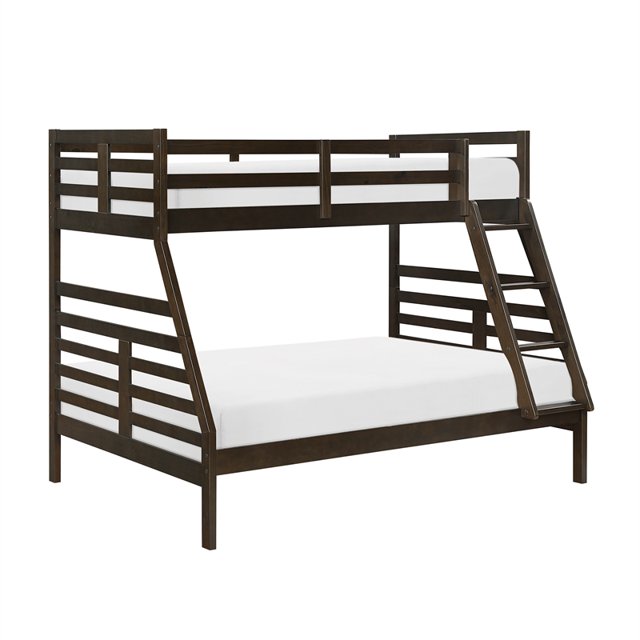 Lexicon Darden Lit Superposé Simple/double en Bois de Pin, Brun Foncé