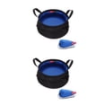 thumbnail image 1 of Cubo de agua al aire libre Eigraketly 8.5L Nylon Reutilizable Contenedor de mochilero Azul 2piezas, 1 of 6