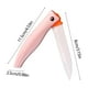 thumbnail image 3 of Foldable Ceramic Knife for Kitchen | Compact Design | Ergonomic Handle | Ceramic Blade | Safe Storage | Peeling & Slicing Vegetables | Portable | Green Pink Blue | 19.5x8x2.5cm, 3 of 6