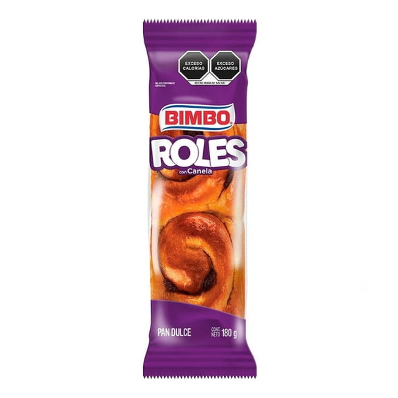 Roles Bimbo sabor canela 180 g