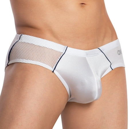 

Cover Male CMI048 Side Sheer Bikini Brief White