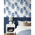thumbnail image 6 of NextWall Blue Sapphire Jellyfish Peel and Stick Wallpaper, 6 of 8