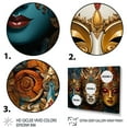 thumbnail image 3 of Designart "Traditional Masks of Thailand" Thailand Floater Framed Canvas Art Print, 3 of 7