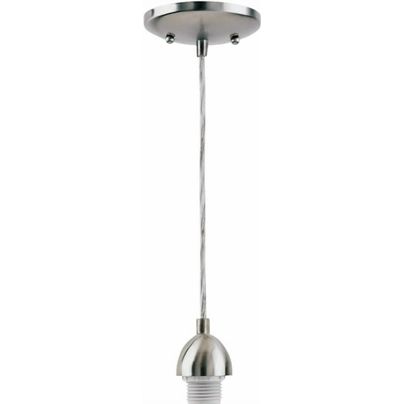 Westinghouse Lighting 7028400 Single-Light Mini-Pendant Kit with Nickel Finish
