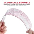 thumbnail image 4 of Shisuyan 1 Set Sewing Ruler French Curve Ruler Sewing Rulers And Guides For Fabric Clothing Rulers Sewing Products, 4 of 8