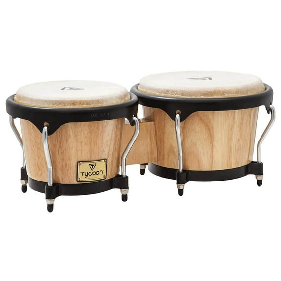 Tycoon 755114 7 in. & 8.5 in. Artist Series Bongos - Natural