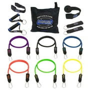 Bodylastics 14 Piece Exercise Equipment Set with Weight Resistance Bands