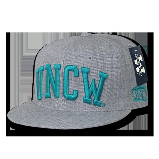 W Republic Game Day Fitted UNCW- Heather Grey - Size 7.63