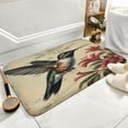 thumbnail image 6 of Hummingbird Bath Rug for Bathroom, Floral Decor, Rustic Farmhouse Bath Mat, Bath Mat Soft Non Slip Bath Rugs Indoor Doormat 16"x24", 6 of 7