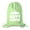 Happy Camper-Lime, variant on Camping Cotton Drawstring Backpack for Birthday parties and Summer Camp
