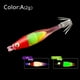 thumbnail image 2 of Señuelo Pesca Con Tubo Soplado UV Luminoso Anzuelo Calamar Cebo Camarón (A), 2 of 4