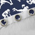 thumbnail image 4 of Castle Fairy Kids Teens Adults Football Gamer Black Out Curtains,Rugby Ball Game Curtains Pack of 2 (42x63 Each),Sport Theme Bedroom Curtains,Super Cozy Room Decor, 4 of 6