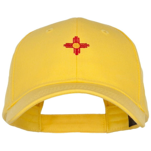 New Mexico Flag Logo Embroidered Low Cap - Yellow OSFM