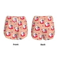 thumbnail image 4 of Disketp Bunny And Strawberry Print Women's Shorts Workout Shorts for Athletic Gym Running Shorts with Phone Pockets Small, 4 of 8