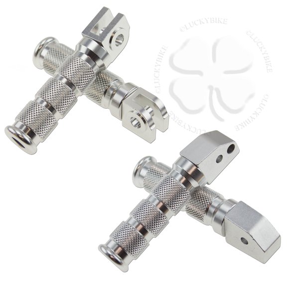 Front Rear Sport Foot Peg Set Silver For Honda CBR 600 04  Kit Rider Passenger