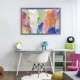 thumbnail image 3 of Stupell Industries Modern Two Elephants Geometric Composition Gray Floating Frame Canvas Art, 31 x 21, by Chromatic Storm Studio, 3 of 8
