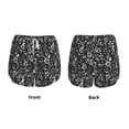 thumbnail image 4 of Disketp Daisies Flowers Print Women's Shorts Workout Shorts for Athletic Gym Running Shorts with Phone Pockets Large, 4 of 8