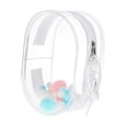 thumbnail image 2 of Vitrina para figuras, bolsa de almacenamiento para mini muñecas, organizador colgante, transparente, blanco medio, 2 of 9