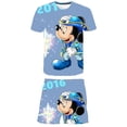 thumbnail image 1 of Ropa de verano para niños de Mickey Mouse, ropa deportiva para bebés, niñas y niños, camisetas, conjunto de 2 piezas, ropa para niños de 1 a 14 años, 9T Gao Jinjia LED, 1 of 2