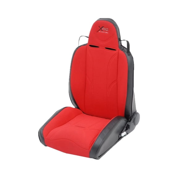 KarParts360 For Jeep Wrangler JK 2008 09 10 11 2012 XRC Seat Cover | Rear | Black Sides | Red Center | Military Specifications Fabric And Vinyl | 4 Door