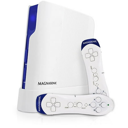 Magnasonic TWR-GAME1000 Interactive 29 Game Motion Controlled Video Gaming System with 2 Wireless Controllers