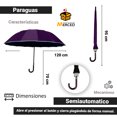 thumbnail image 3 of Paraguas de Bolsillo La Merced Reforzado Mango Ergonómico y Automático, 3 of 3