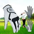 thumbnail image 2 of comerut Golf Gloves Anti Slip Breathable Golf Supplies Reliable Fit Compression Golf Glove for Outdoor, 2 of 7