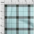 thumbnail image 1 of oneOone Georgette Viscose Fabric Tartan Check Print Sewing Fabric BTY 42 Inch Wide, 1 of 4