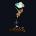 thumbnail image 6 of 24K Gold Foil Rose, Artificial Rose Flowers with Display Stand in Gift Box,Best Gift for Valentine's Day, Mother's Day, Anniversary, Birthday,Wedding, Christmas, Thanksgiving, 6 of 7