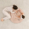 thumbnail image 3 of Comfy Cubs Premium Play Mat, Round (Small) 36" - Kids & Toddler Play Mat, Non-Slip Bottom - Blush, 3 of 7